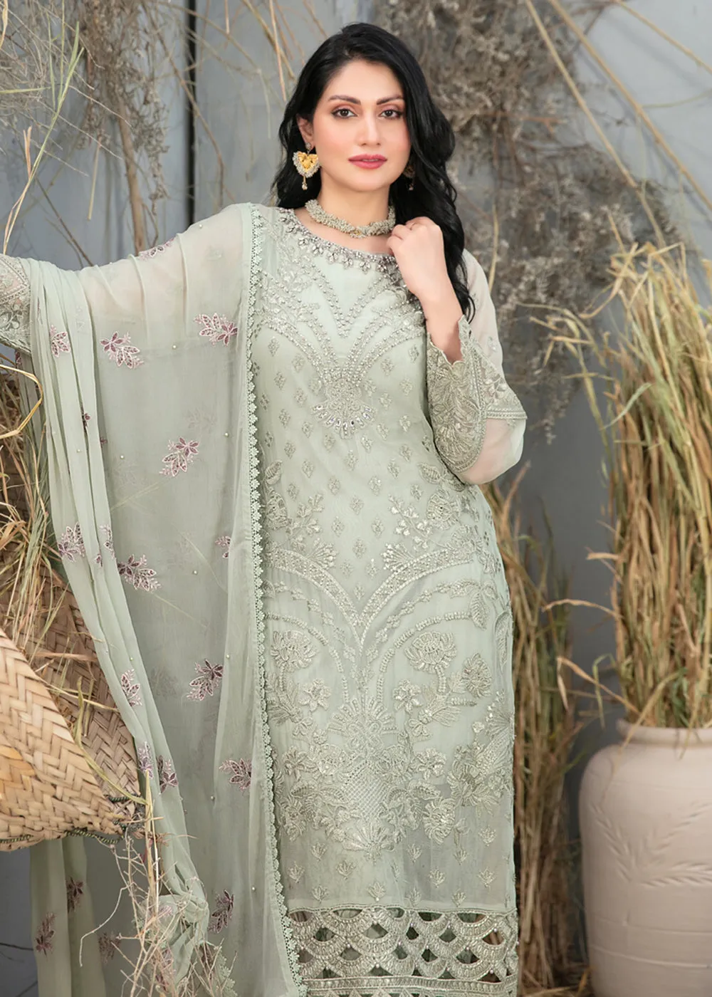 Arushi Formal Chiffon Collection '24 by Tawakkal Fabrics | D - 9883