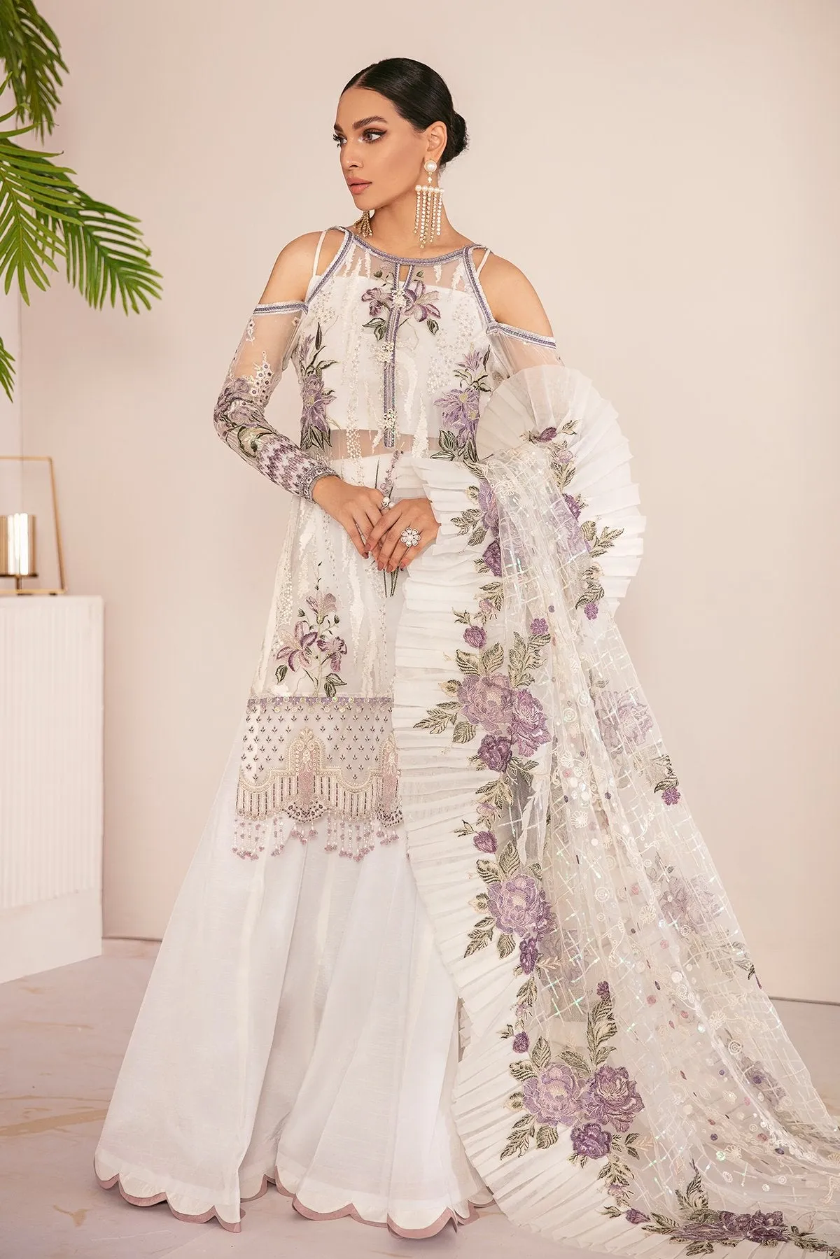 Baroque Chantelle Chiffon Collection 2021 – FLO WHITE