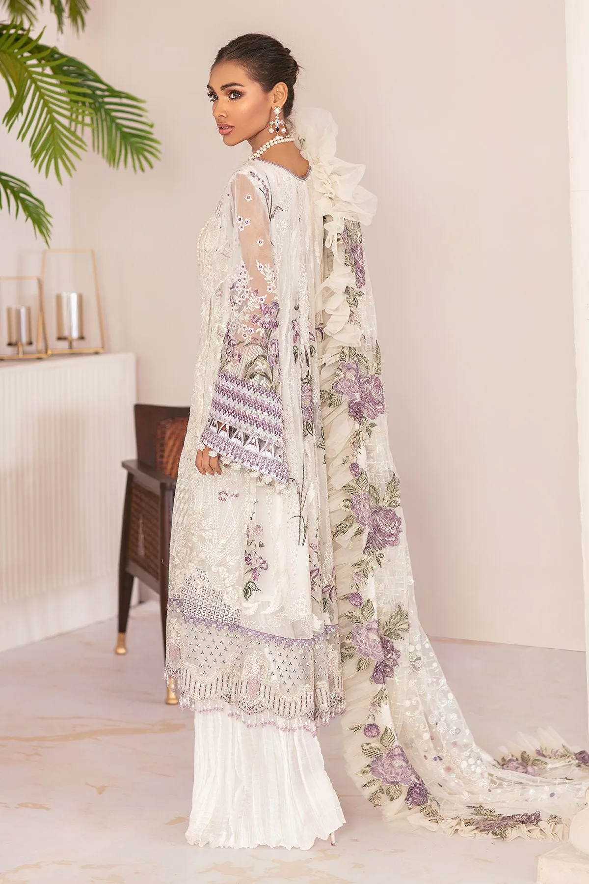Baroque Chantelle Chiffon Collection 2021 – FLO WHITE