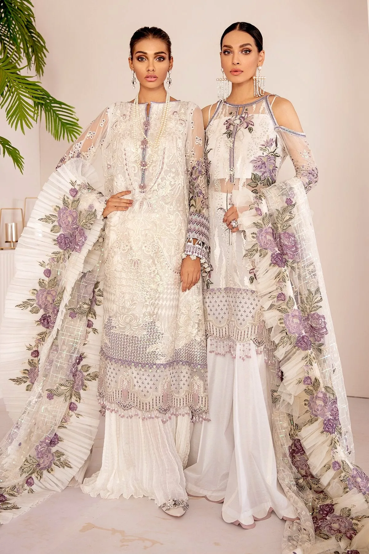 Baroque Chantelle Chiffon Collection 2021 – FLO WHITE