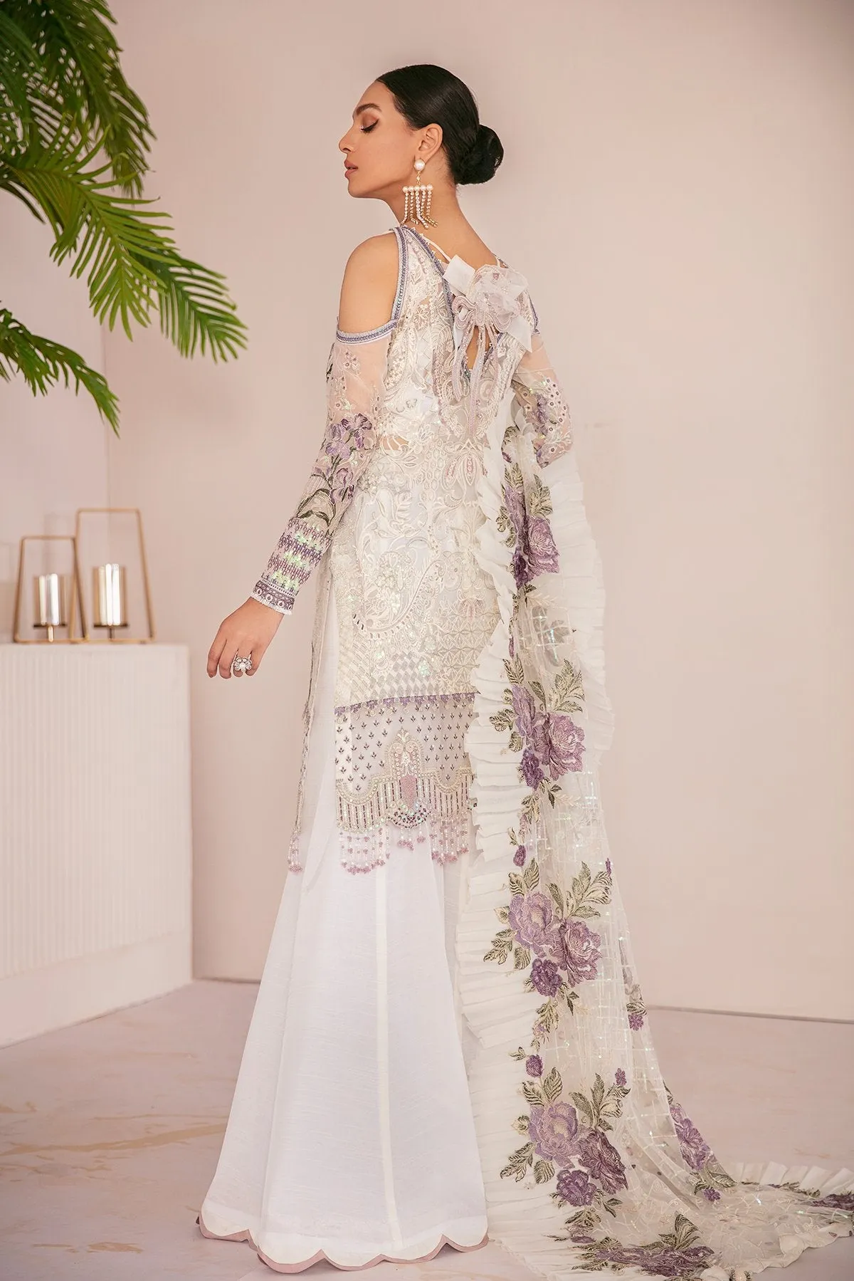 Baroque Chantelle Chiffon Collection 2021 – FLO WHITE