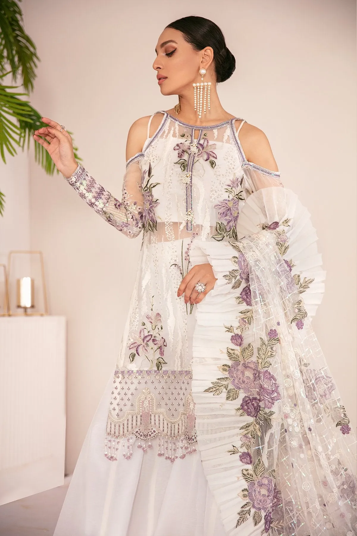 Baroque Chantelle Chiffon Collection 2021 – FLO WHITE