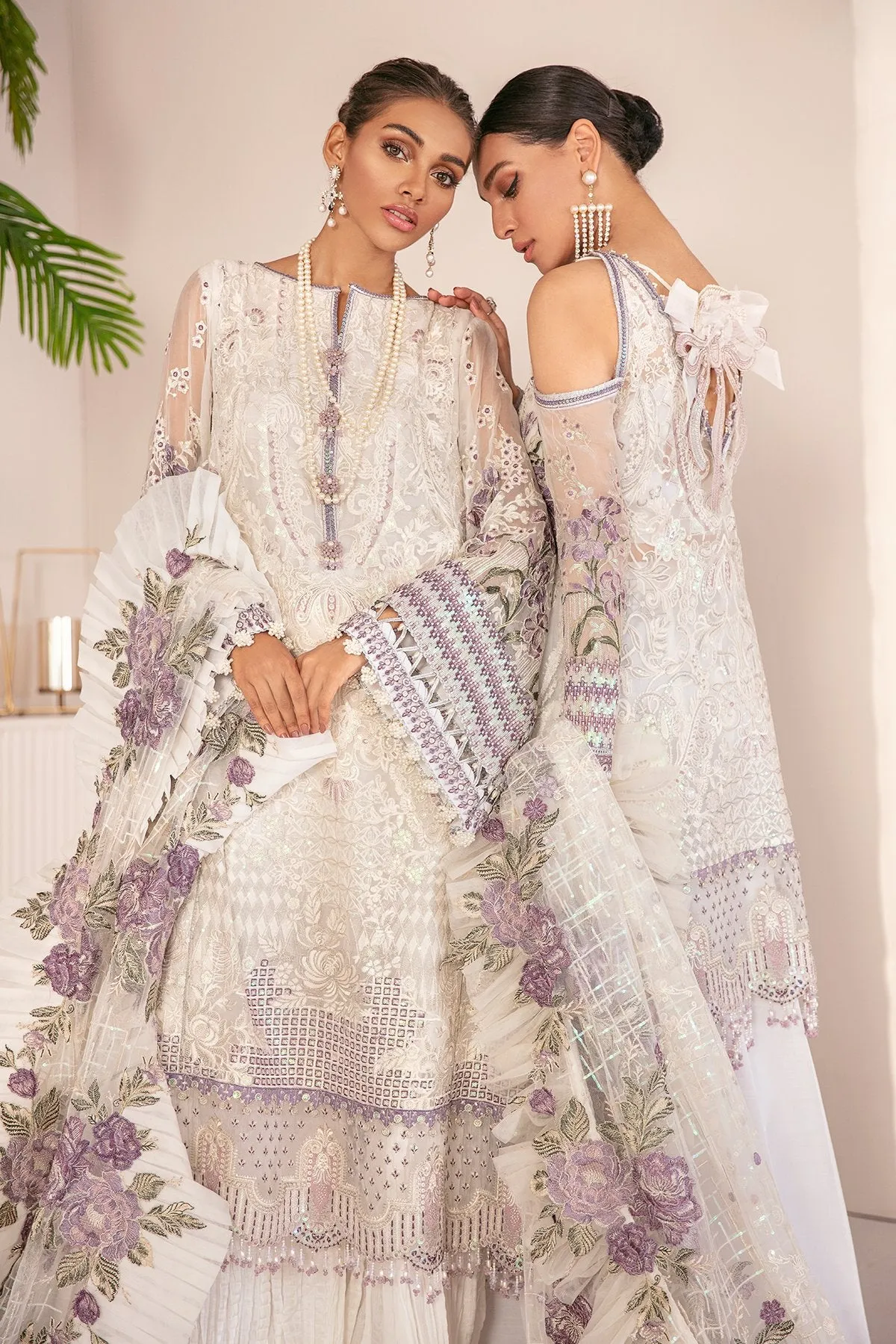 Baroque Chantelle Chiffon Collection 2021 – FLO WHITE