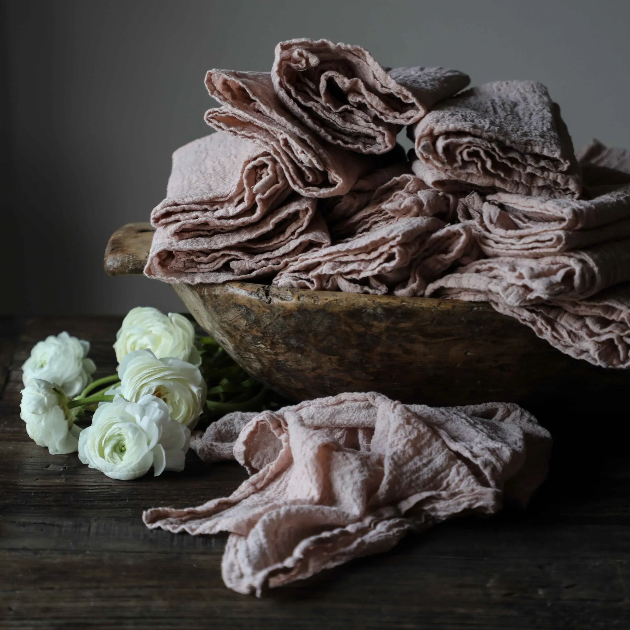 Blushing Coral / Plant Dyed Napkin Sets