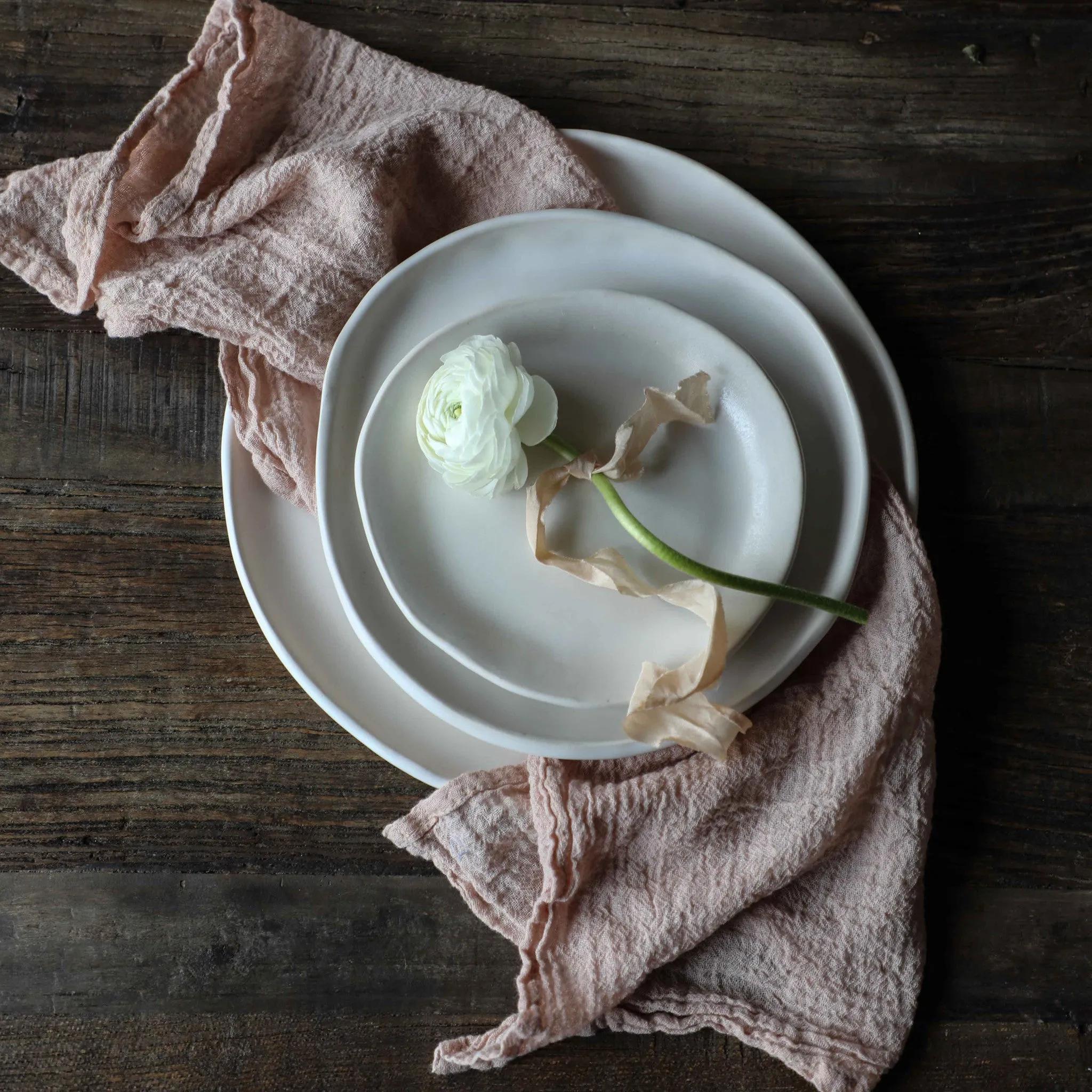 Blushing Coral / Plant Dyed Napkin Sets