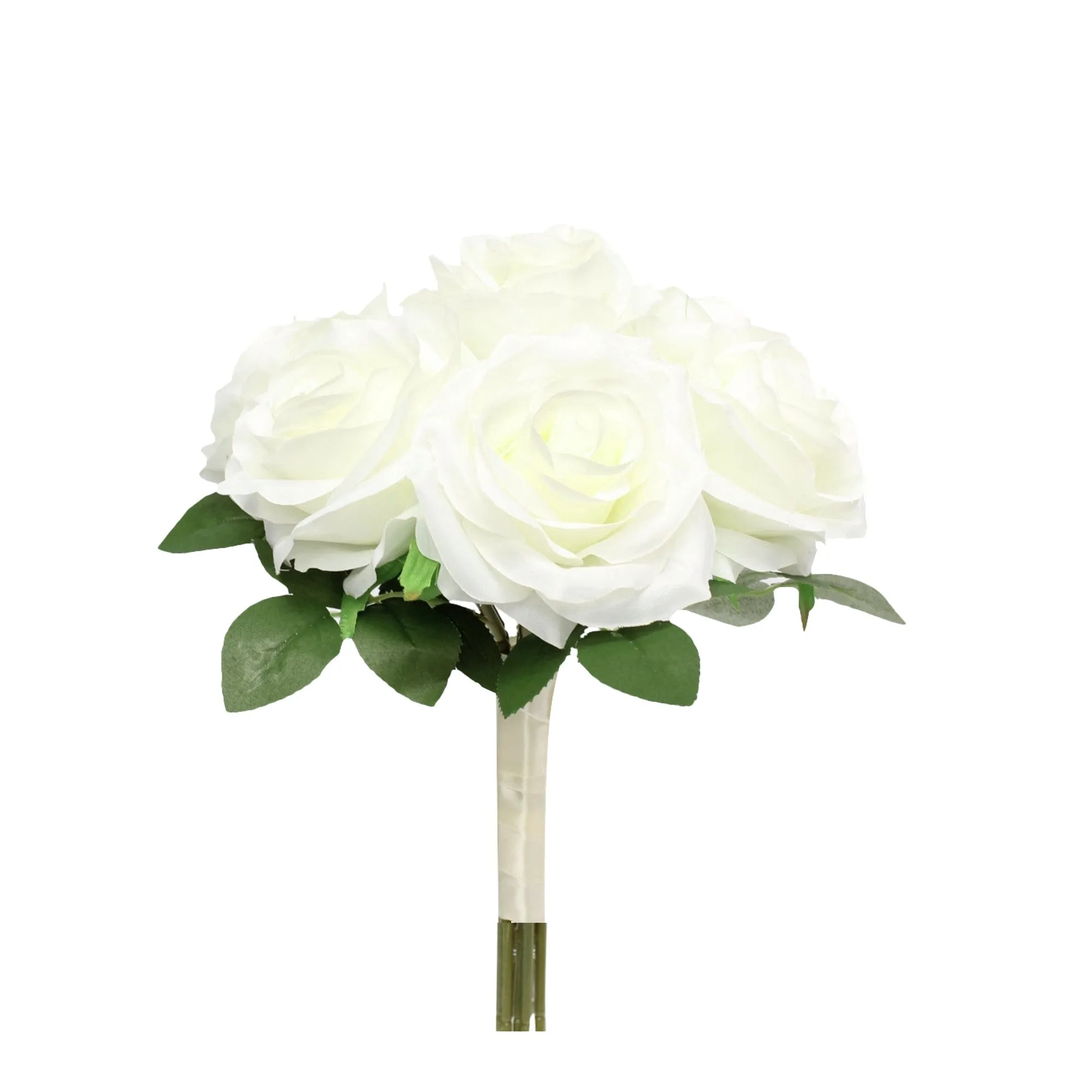 Build Your wedding package-Ivory Rose bouquet corsage boutonniere