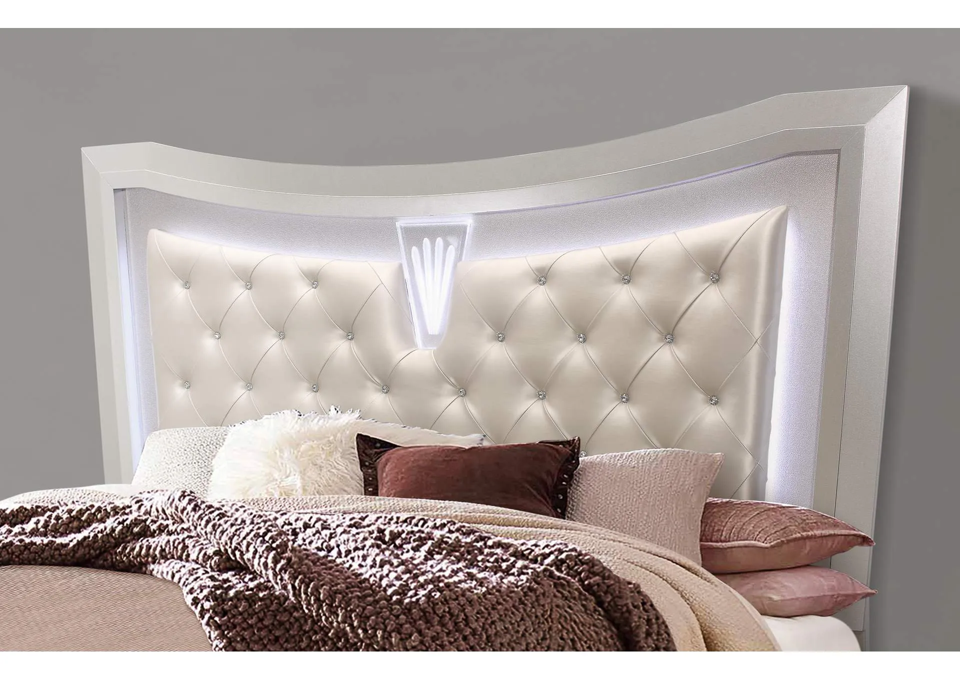 Champagne Paris King Bed