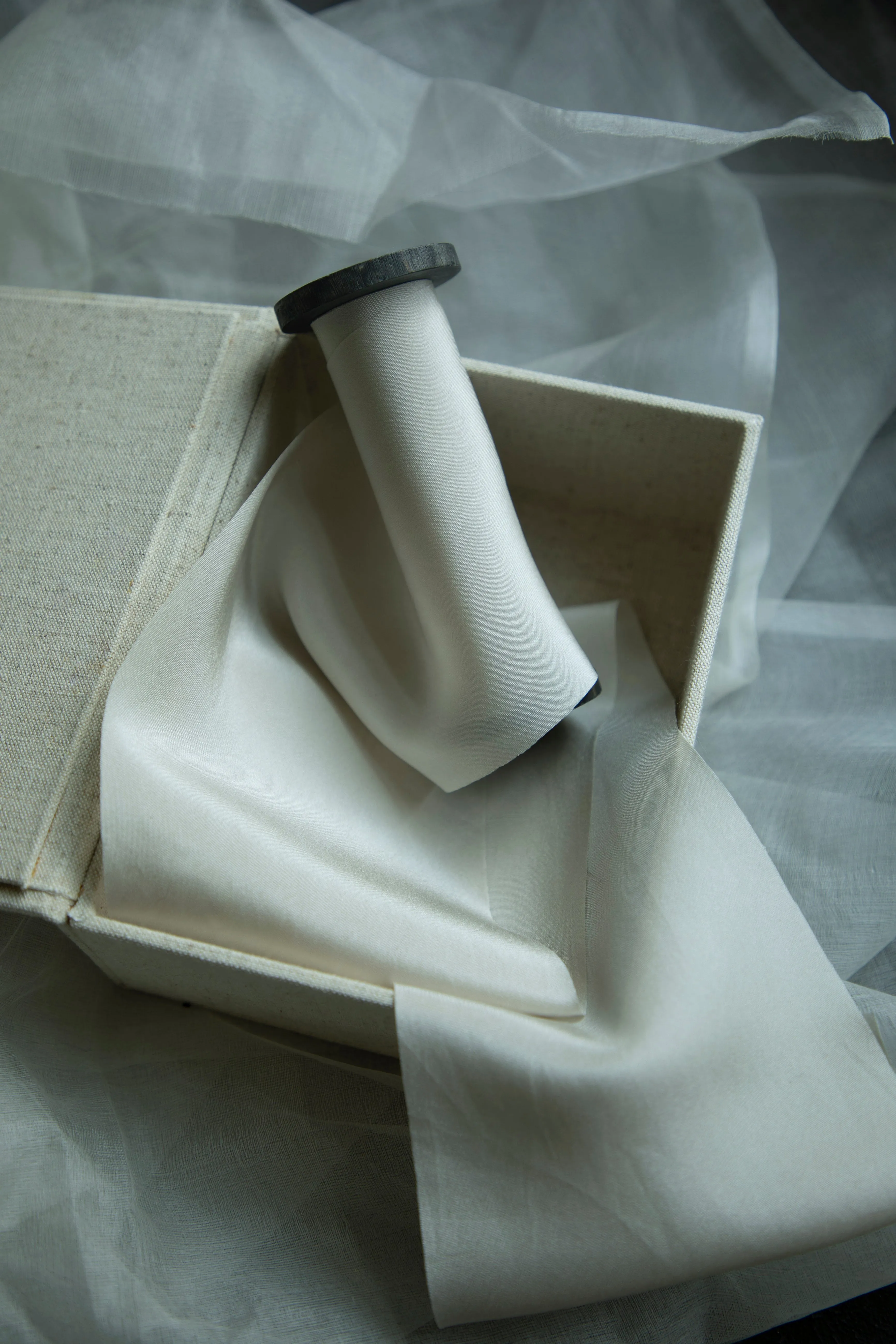 Dove Silk Ribbon