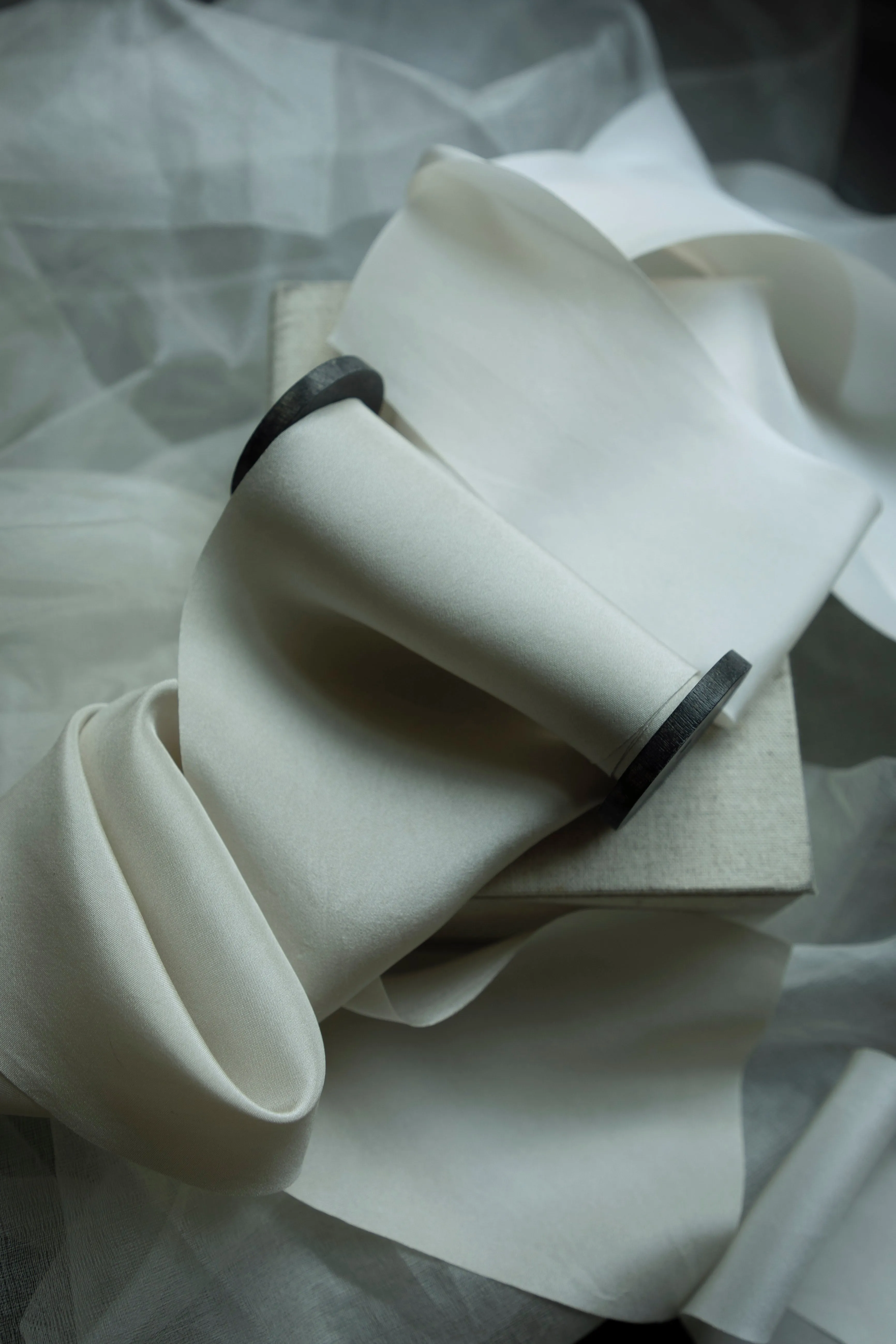 Dove Silk Ribbon