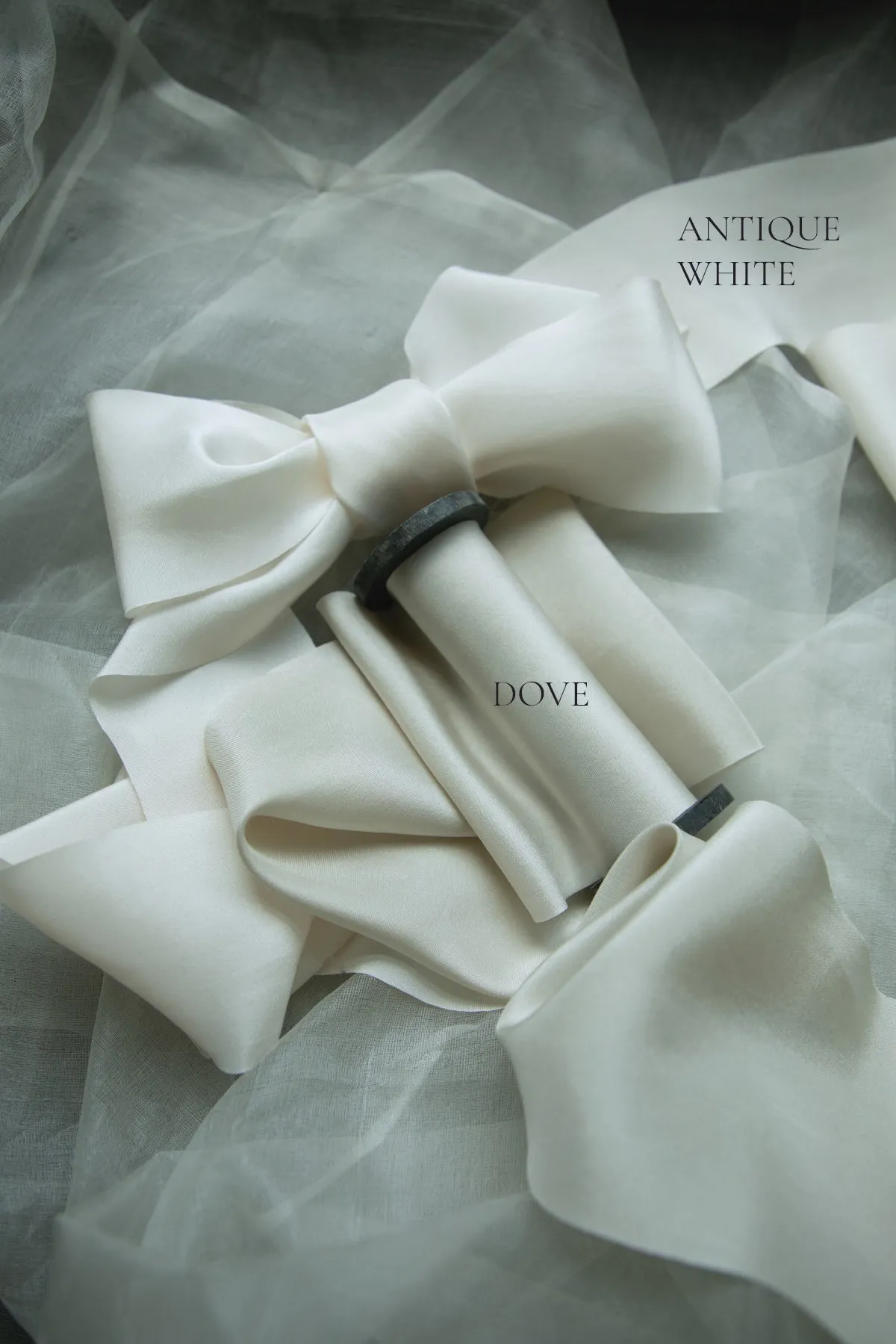 Dove Silk Ribbon
