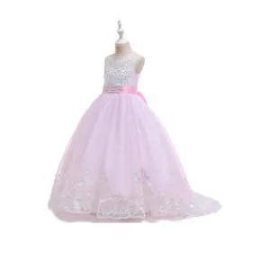 Ketty More  Kid Girl Classy Embroidered Puff Skirt-KGDC39261