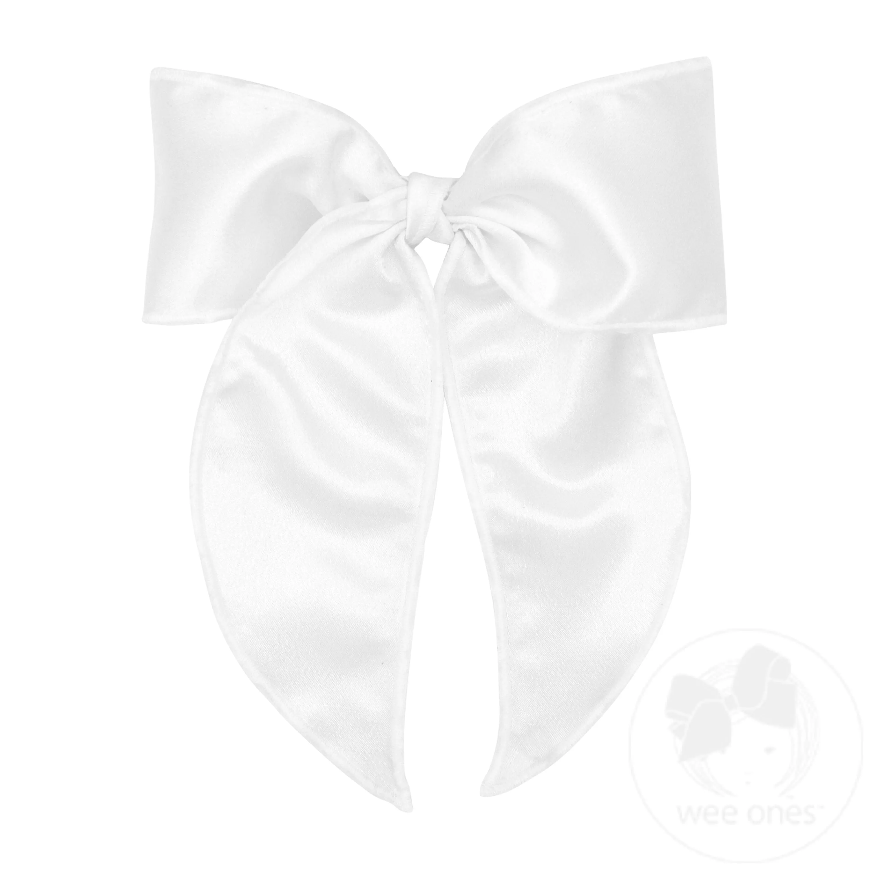 King Satin Bowtie with Twisted Wrap and Whimsy Tails