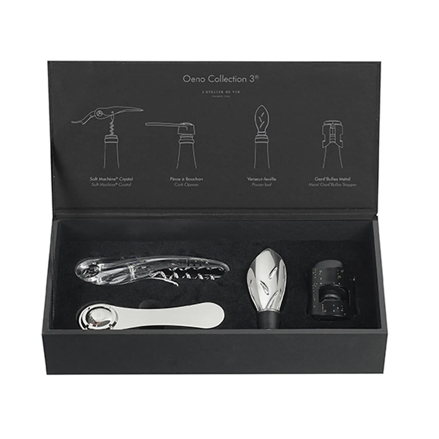 L’Atelier du Vin Oeno Collection 3 Bar Set