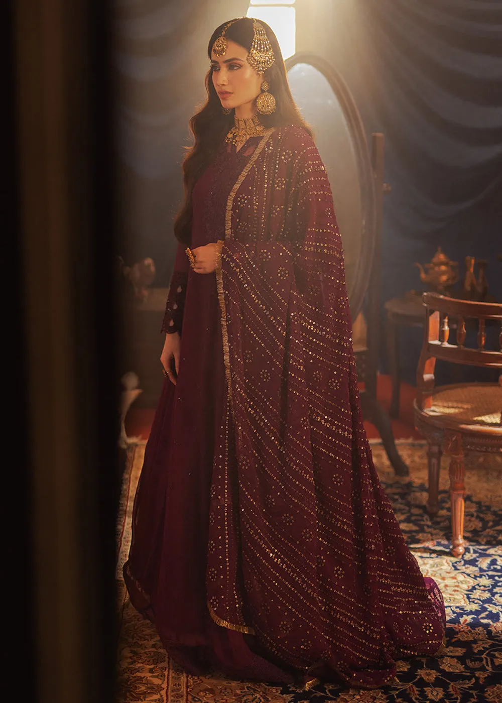 Luxe 3 Pcs Festive Embroidered Formals '24 by Azure | Mysterious Fairy