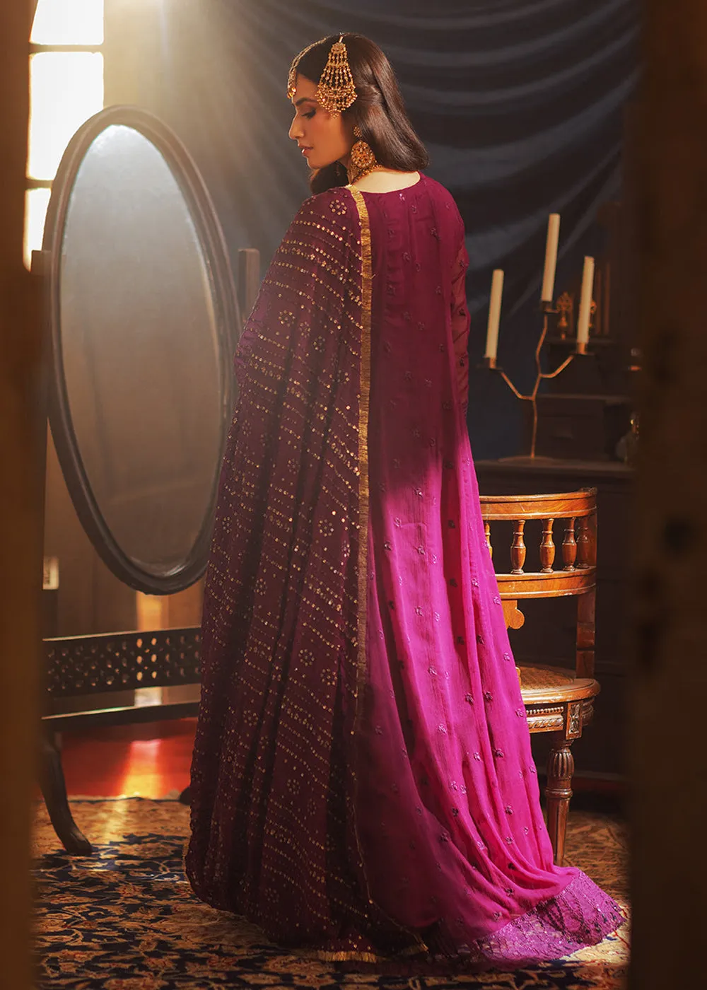 Luxe 3 Pcs Festive Embroidered Formals '24 by Azure | Mysterious Fairy