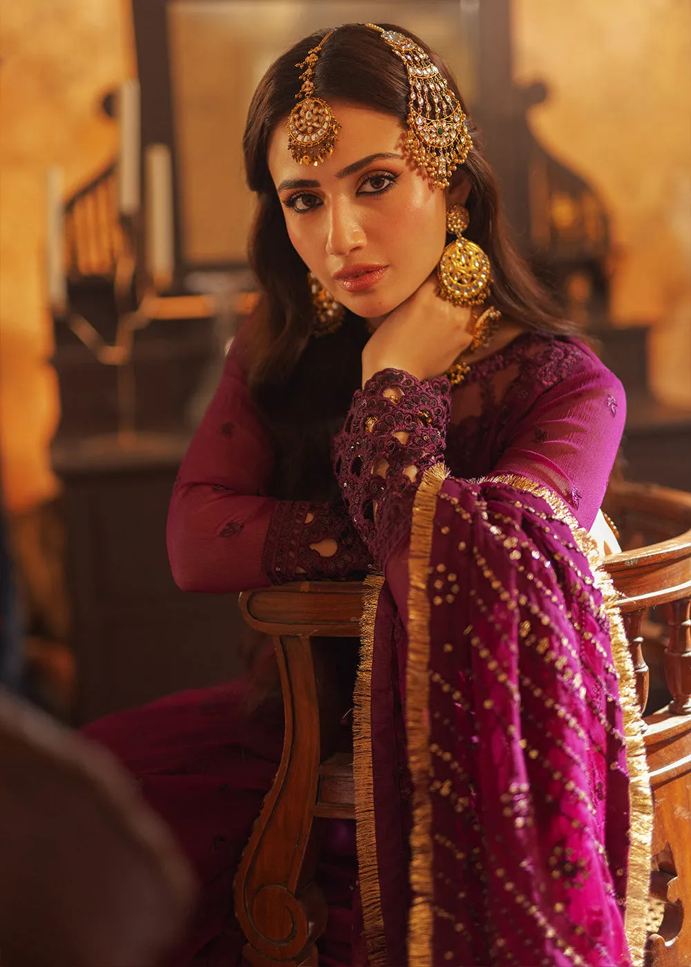 Luxe 3 Pcs Festive Embroidered Formals '24 by Azure | Mysterious Fairy