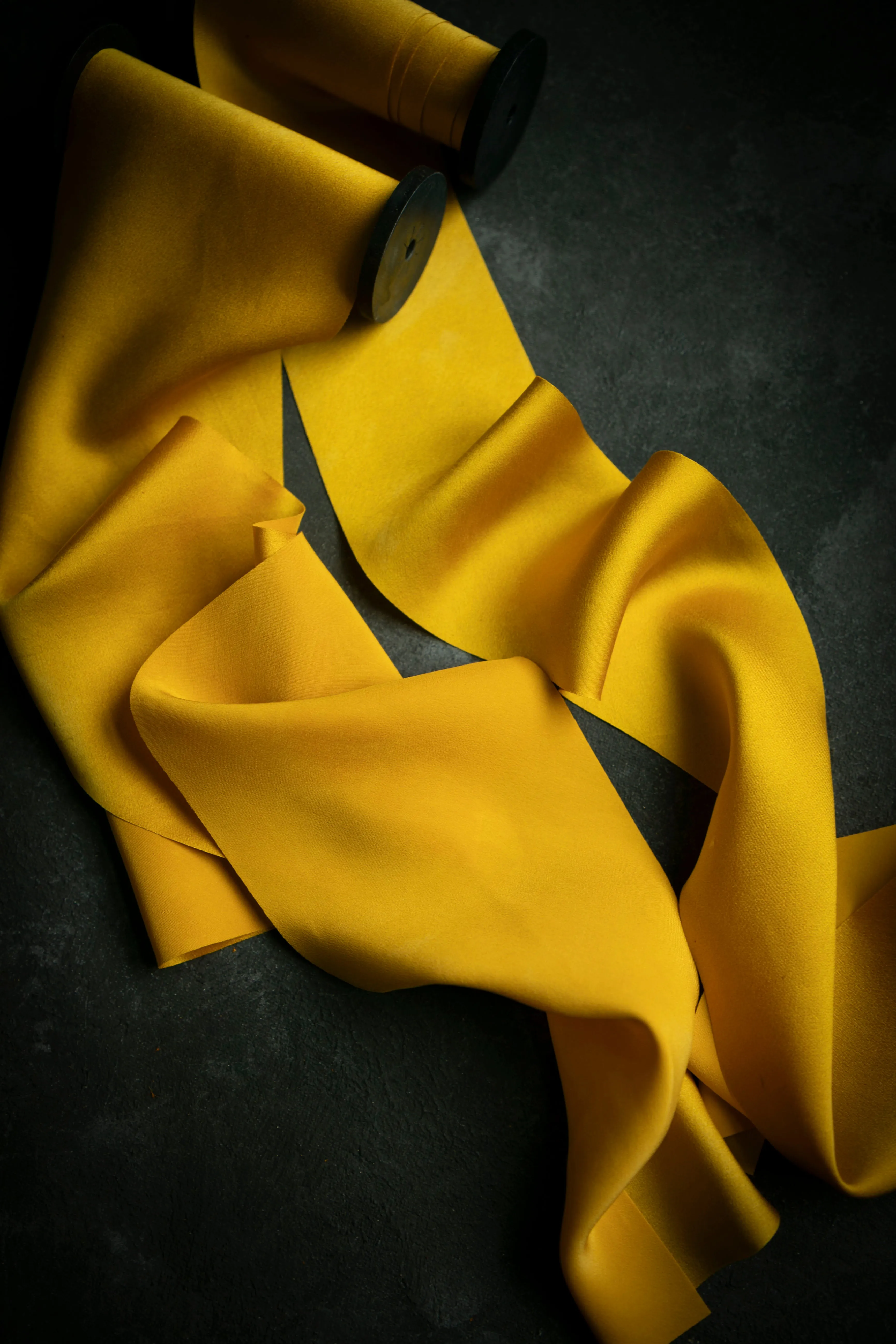 Marigold {SATIN} Silk Ribbon / LIMITED EDITION