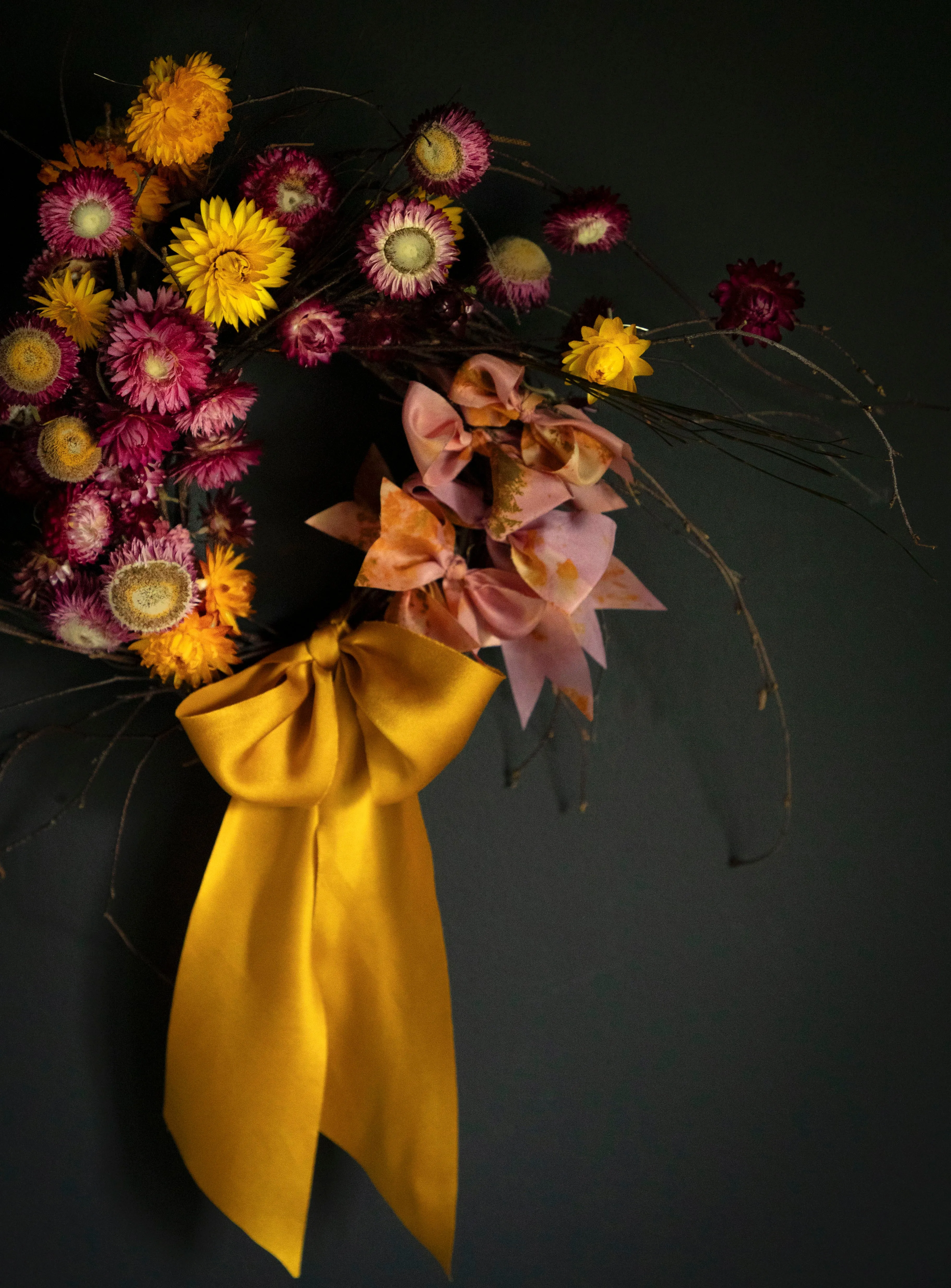 Marigold {SATIN} Silk Ribbon / LIMITED EDITION