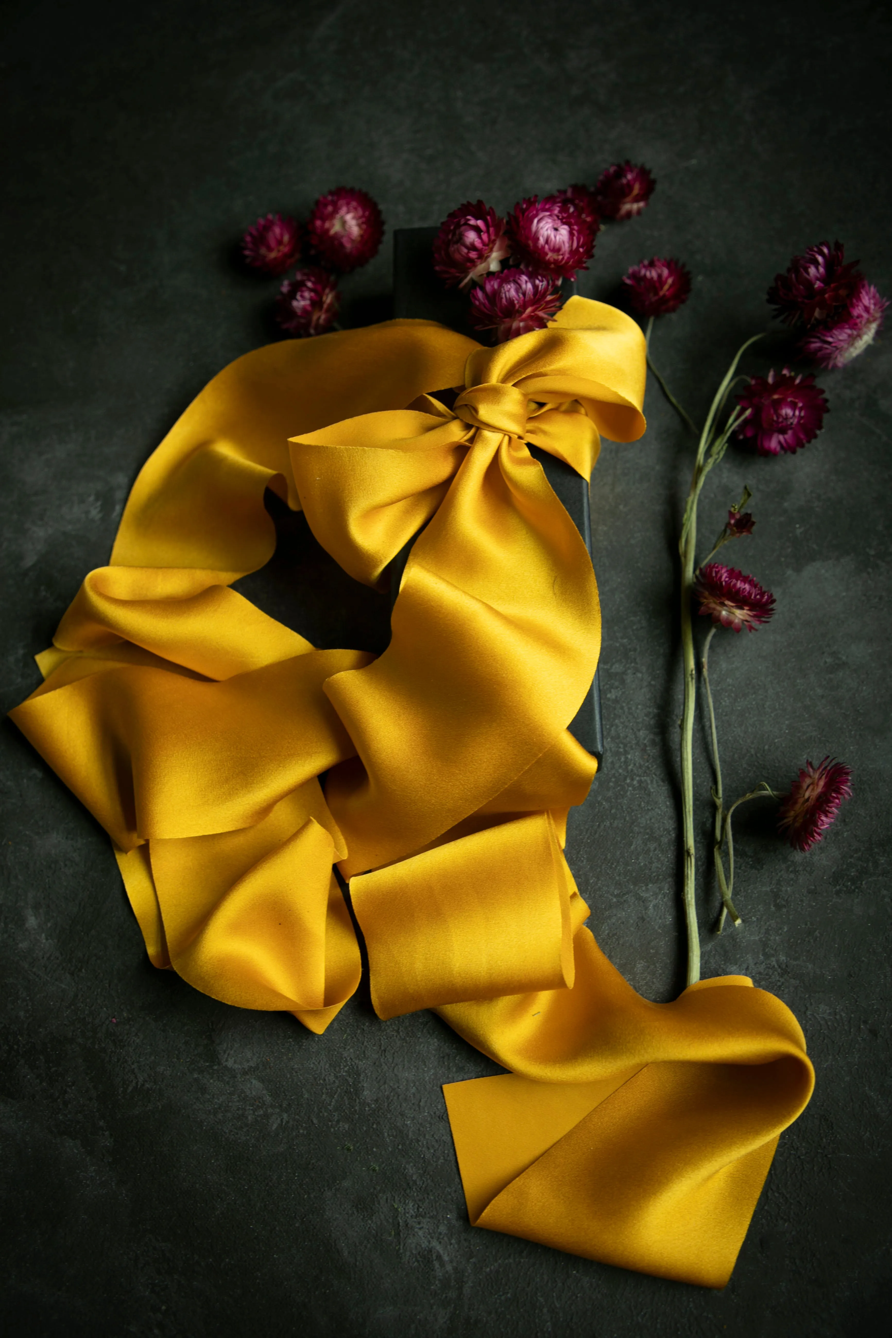 Marigold {SATIN} Silk Ribbon / LIMITED EDITION