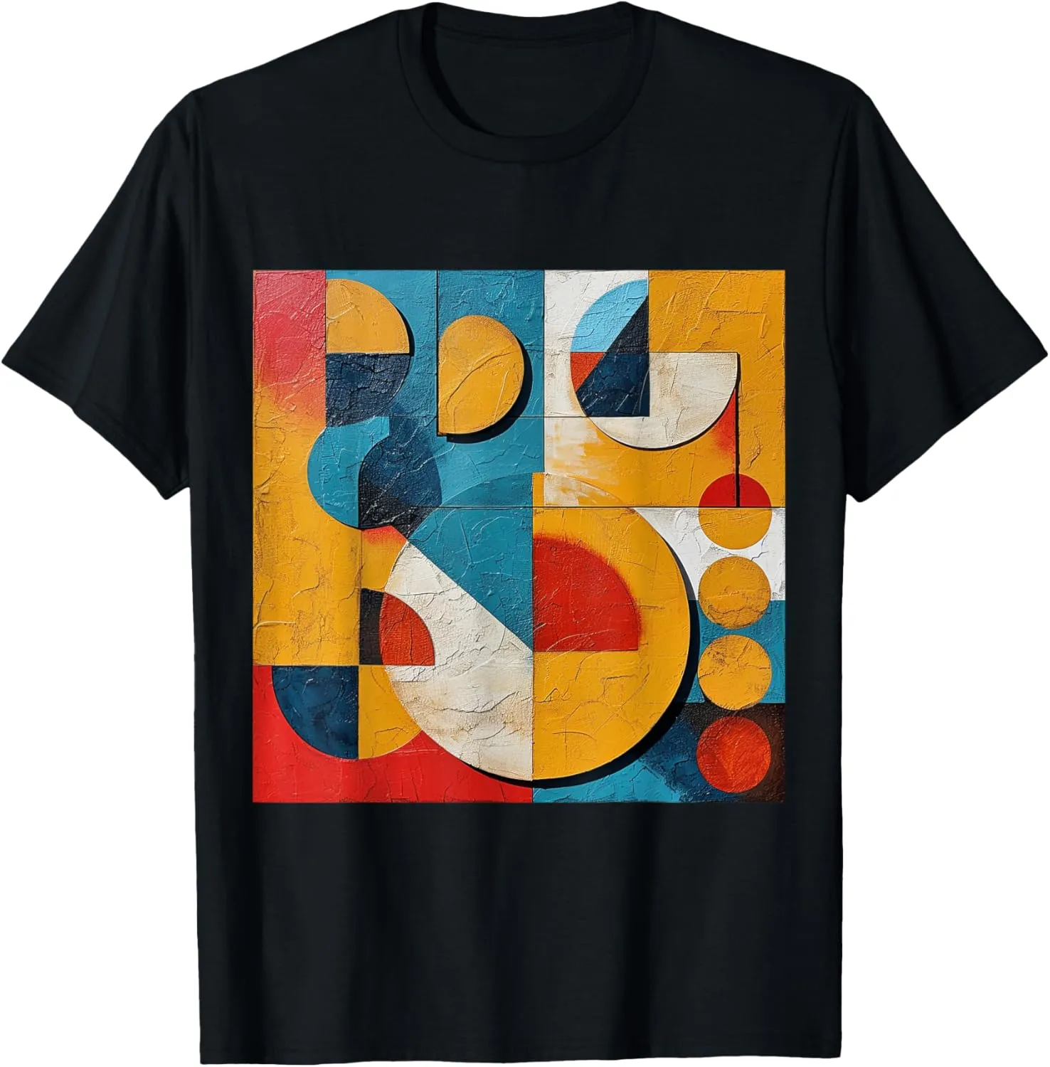 modern abstract pattern art design, Boho Abstract Geometric T-Shirt