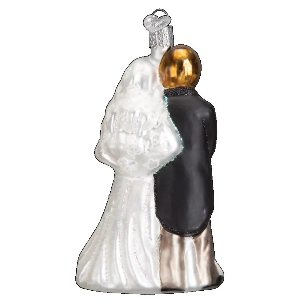 Old World Christmas Bridal Couple Ornament