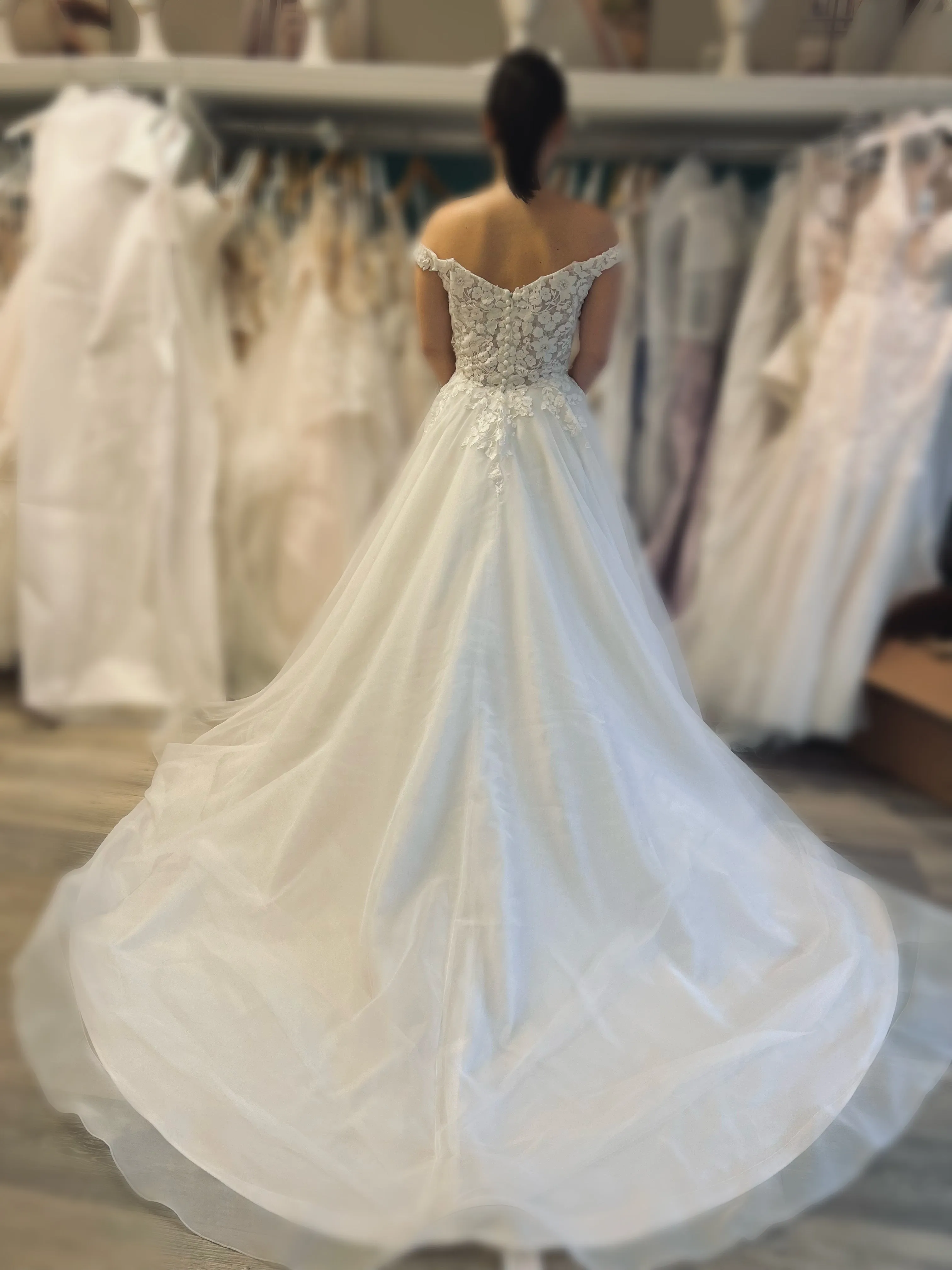 Paloma Blanca 4981 Wedding Dress Sample