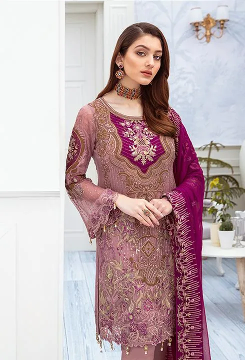 Ramsha Chevron Chiffon Collection Vol 2  – A-210