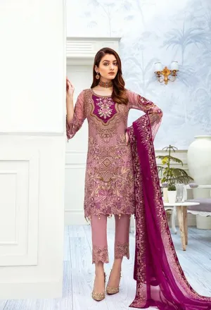 Ramsha Chevron Chiffon Collection Vol 2  – A-210