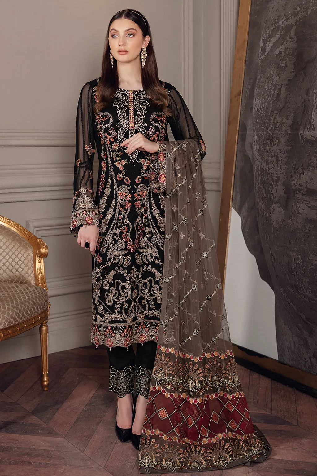 Ramsha Chevron Chiffon Collection Vol-5 – A-501