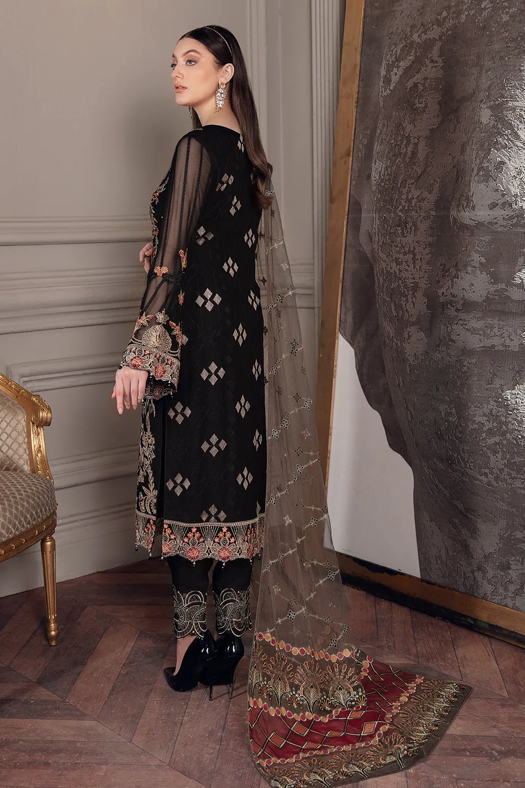 Ramsha Chevron Chiffon Collection Vol-5 – A-501