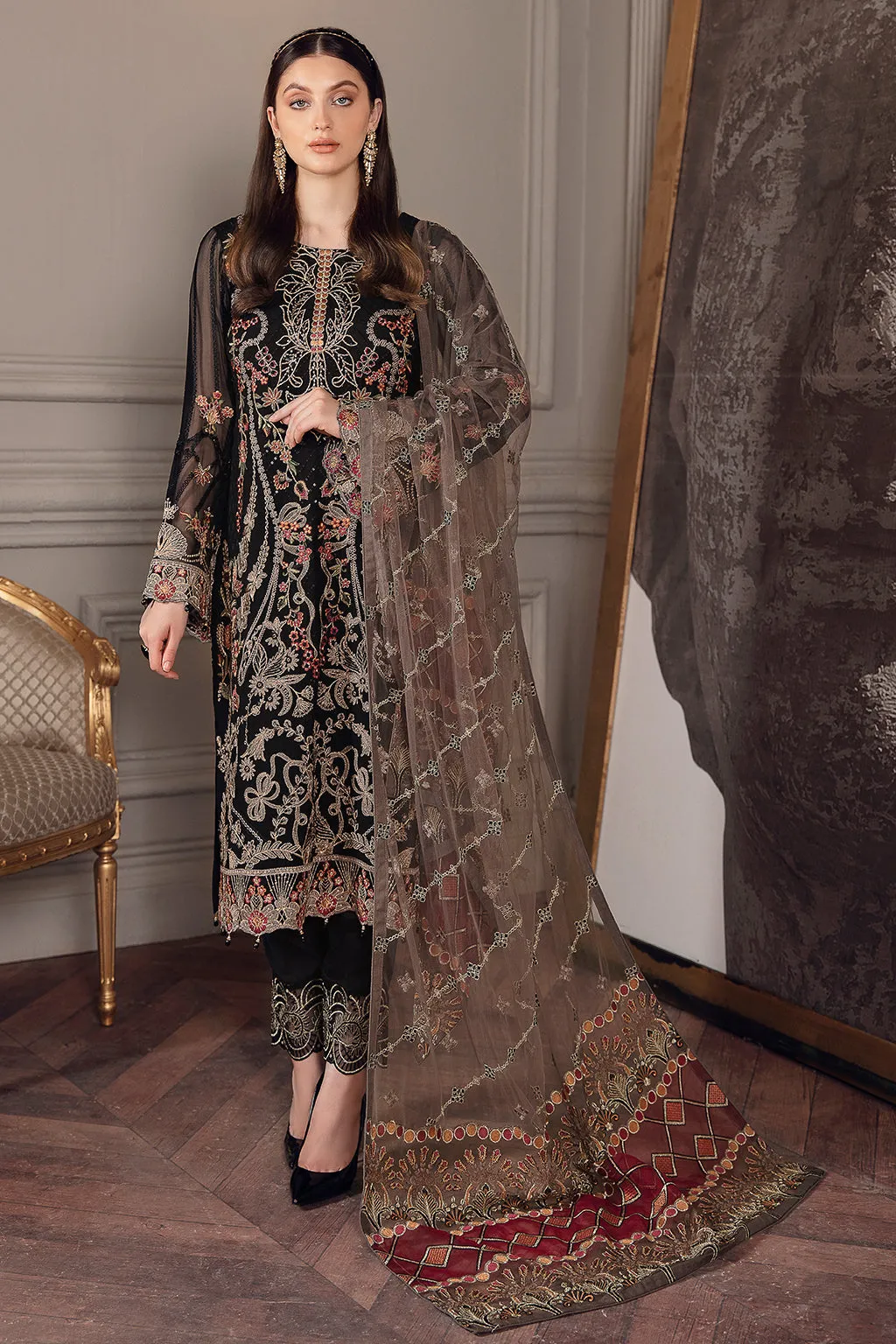 Ramsha Chevron Chiffon Collection Vol-5 – A-501