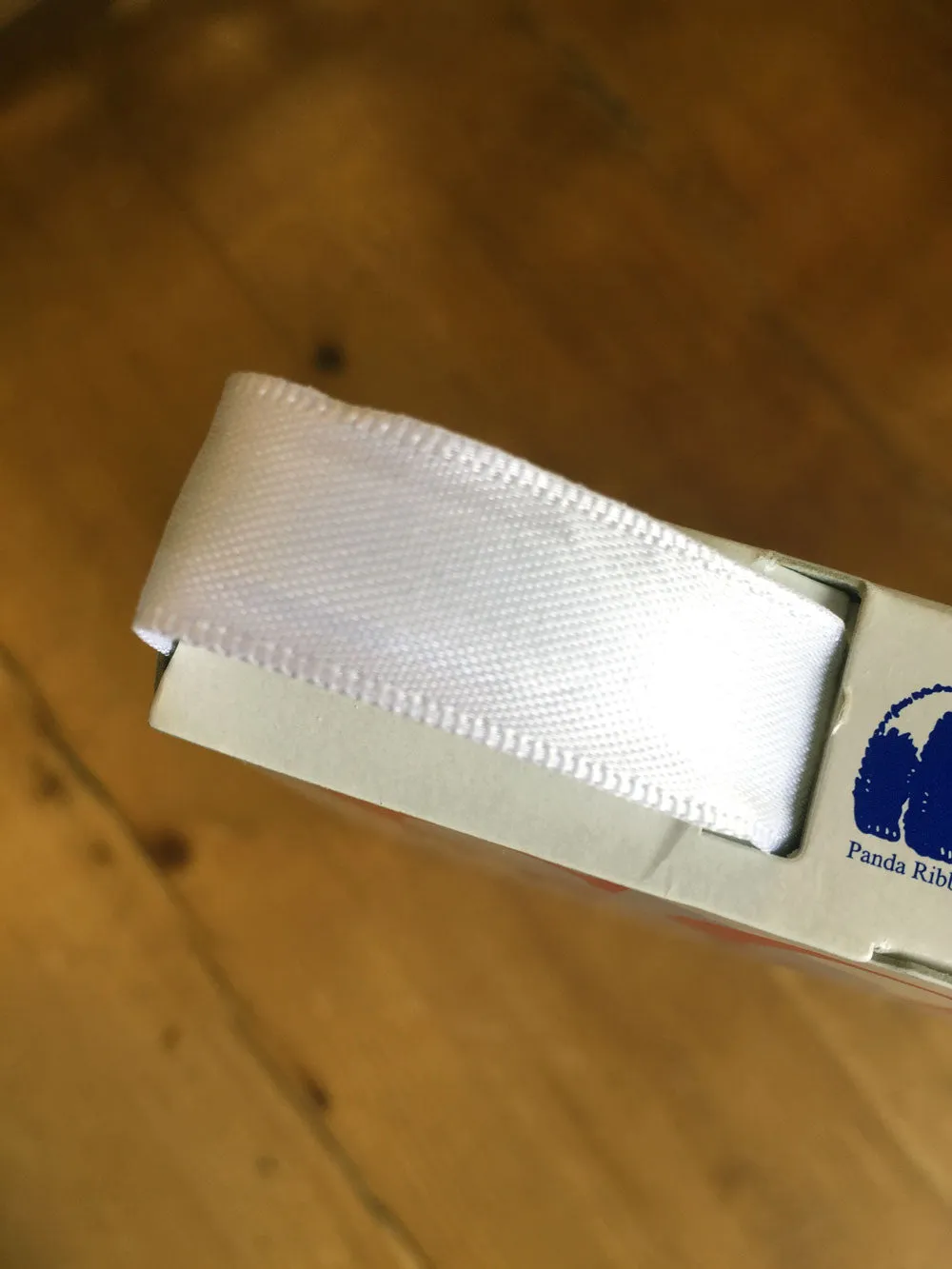 Rigilene Covered Polyester Boning 15mm - White