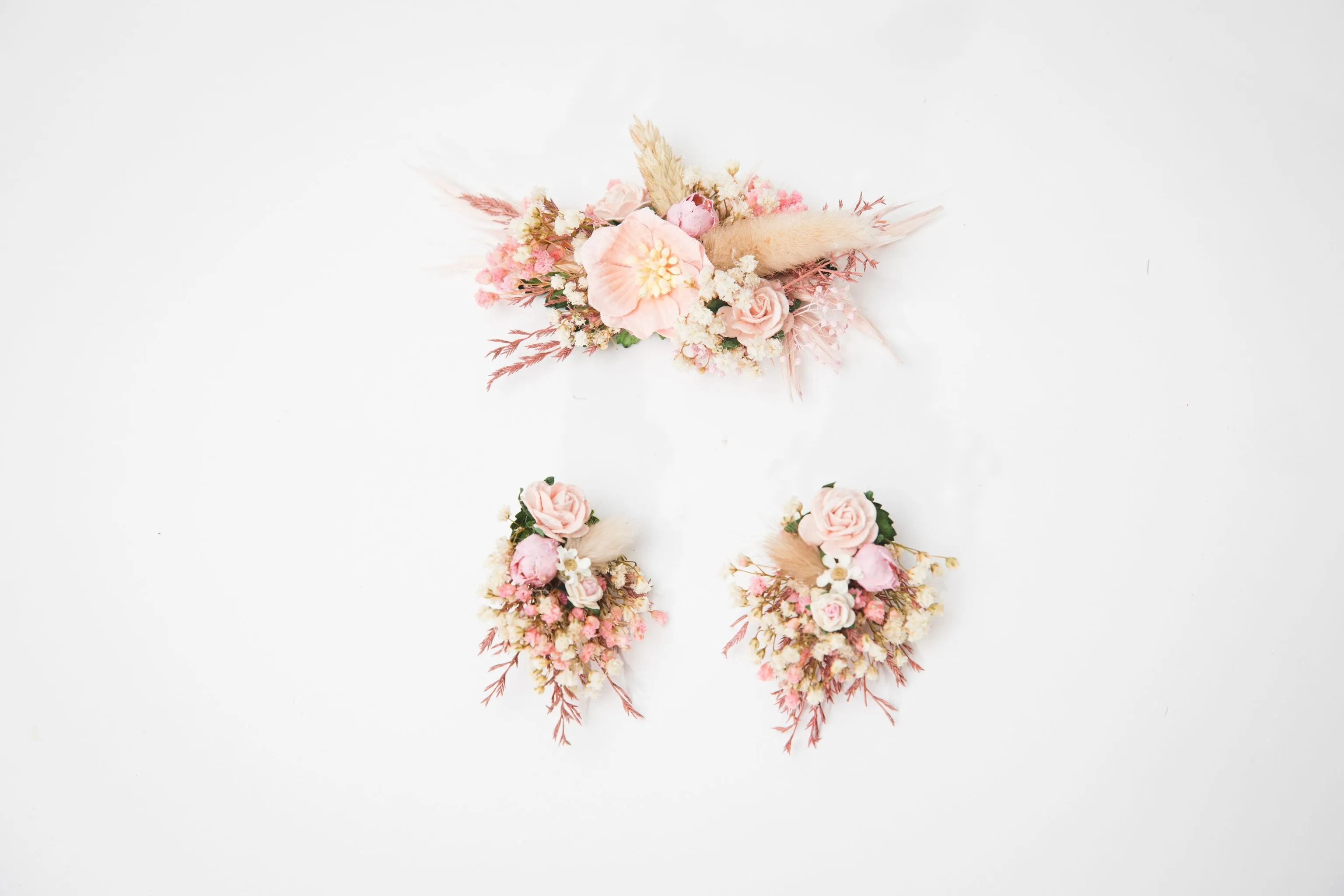 Romantic Blush Pink wedding earrings