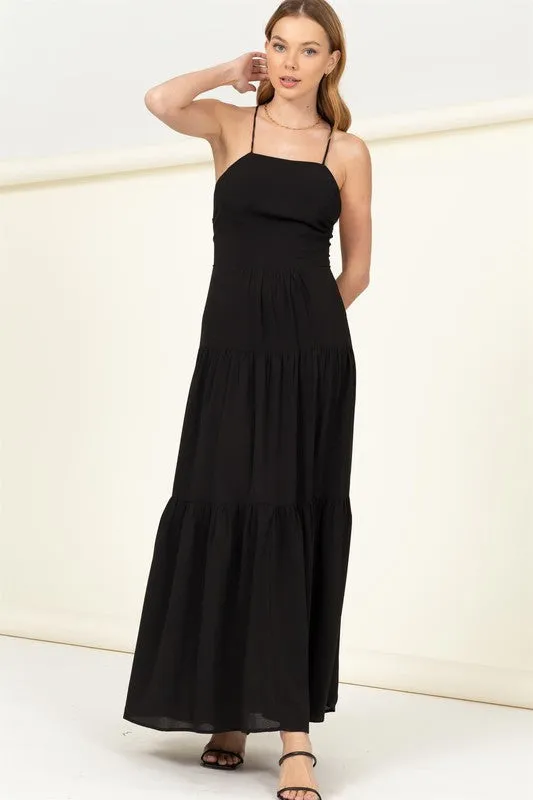 Said Yes Tiered Maxi Dress  *Online Only*
