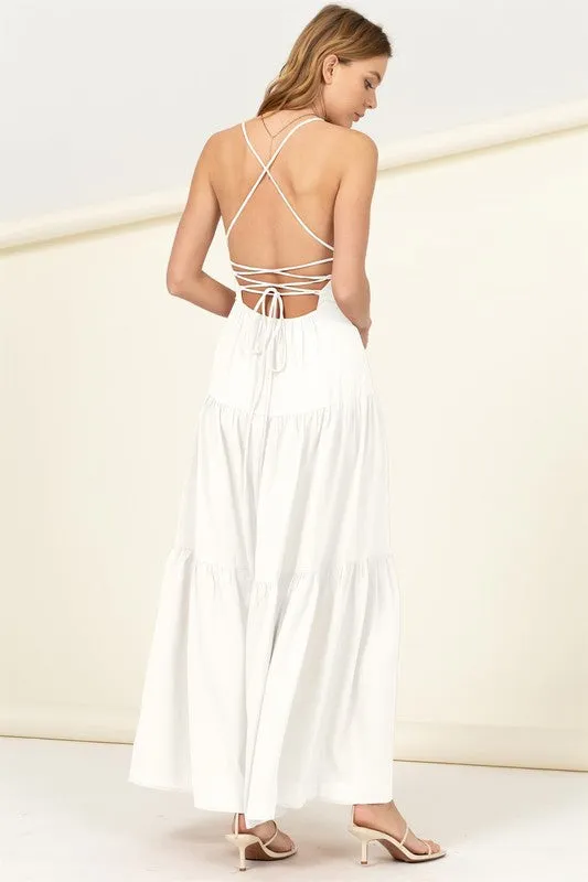 Said Yes Tiered Maxi Dress  *Online Only*