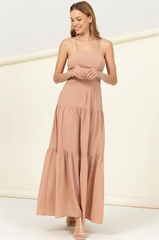 Said Yes Tiered Maxi Dress  *Online Only*