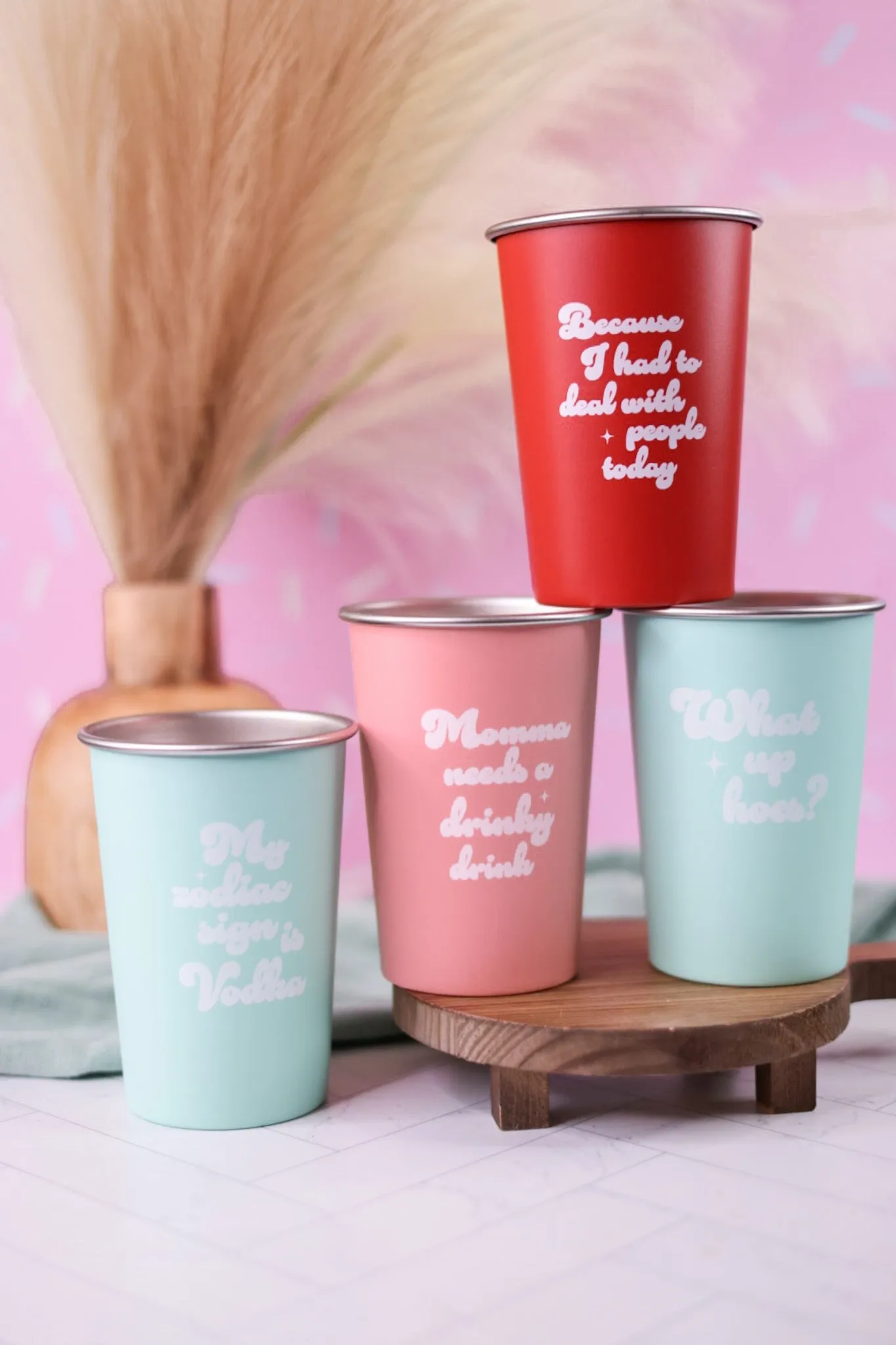 Salty 16oz Stainless Steel Cup (4 Styles)
