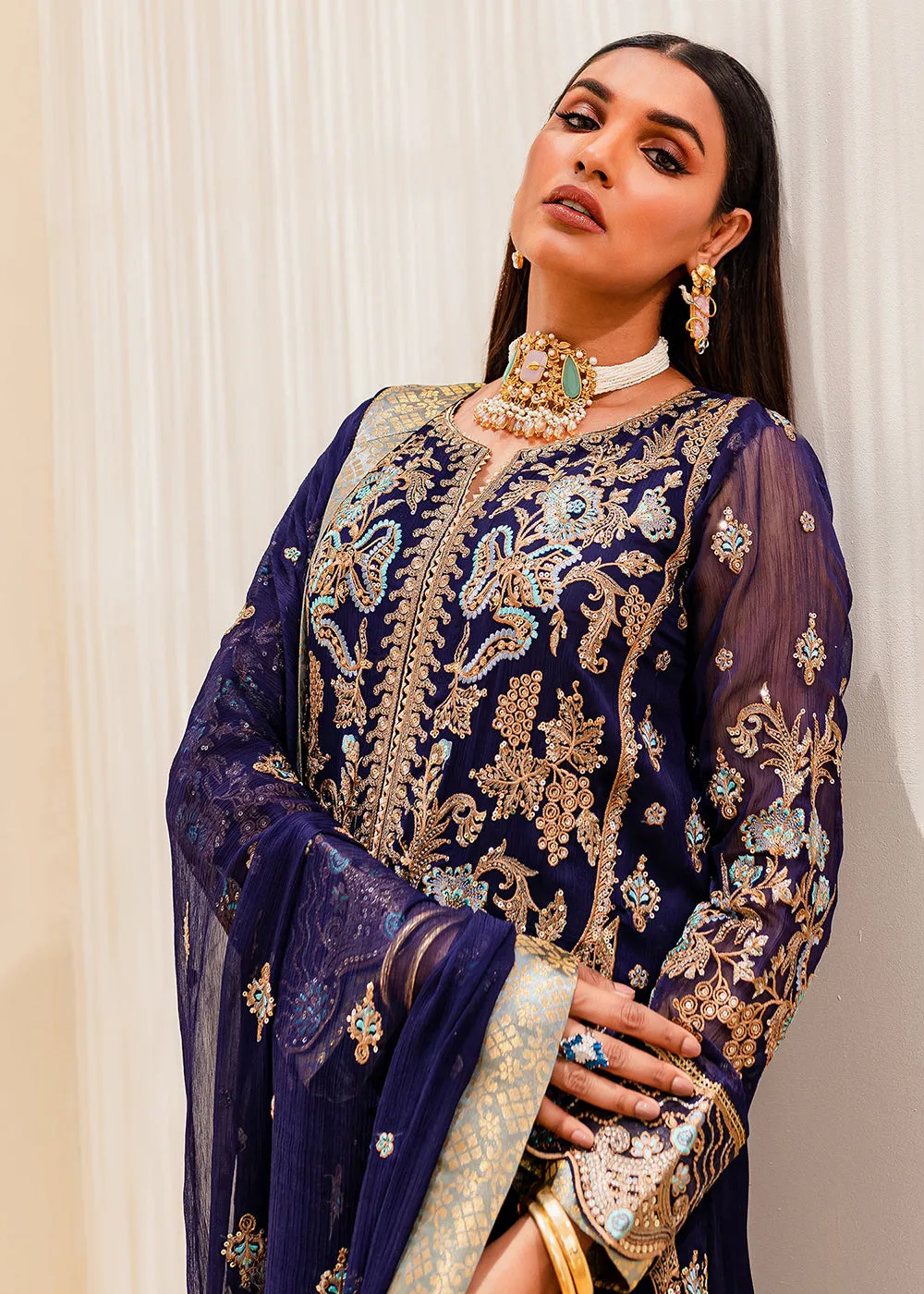 Sejal Luxury Formals 2023 by Maryum & Maria | OCEAN CAVERN (QS23-505)