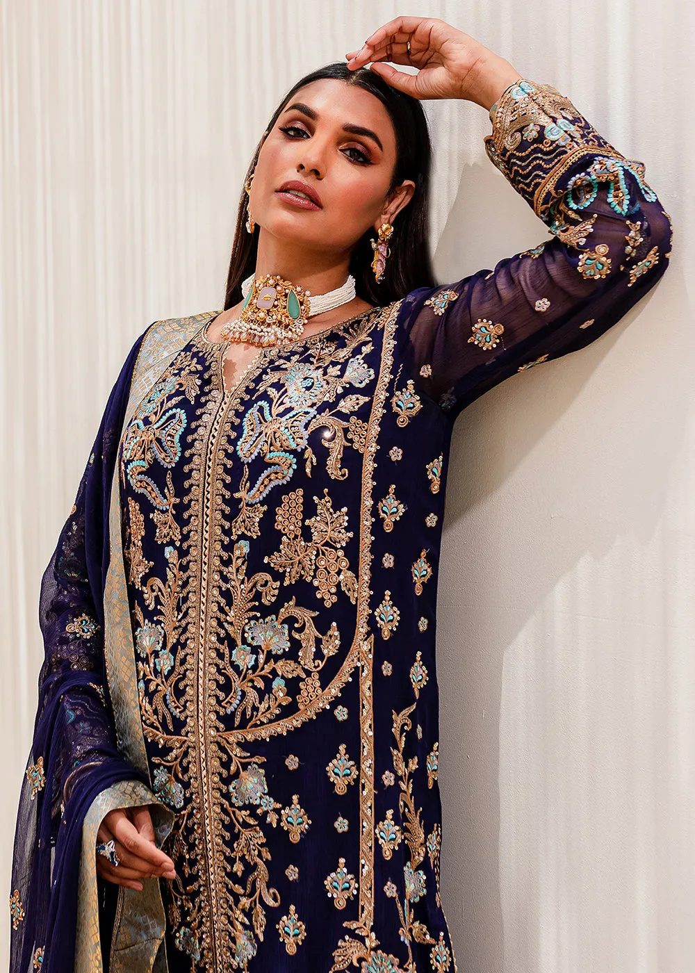 Sejal Luxury Formals 2023 by Maryum & Maria | OCEAN CAVERN (QS23-505)