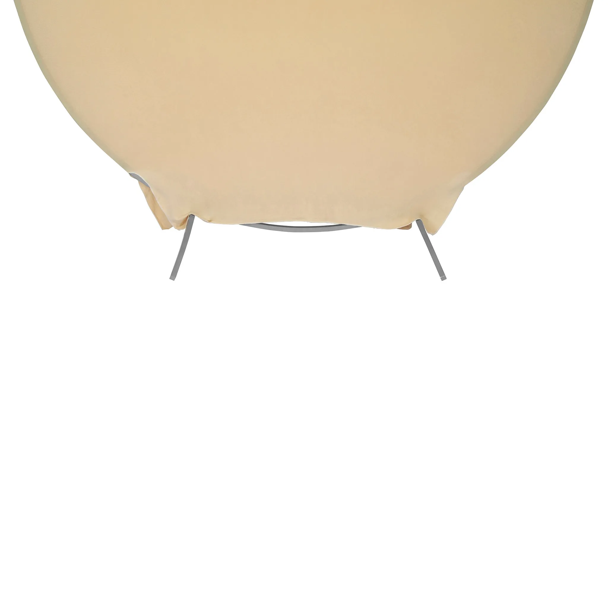 Spandex Arch Cover for Round 7.5 ft Wedding Arch Stand  - Champagne