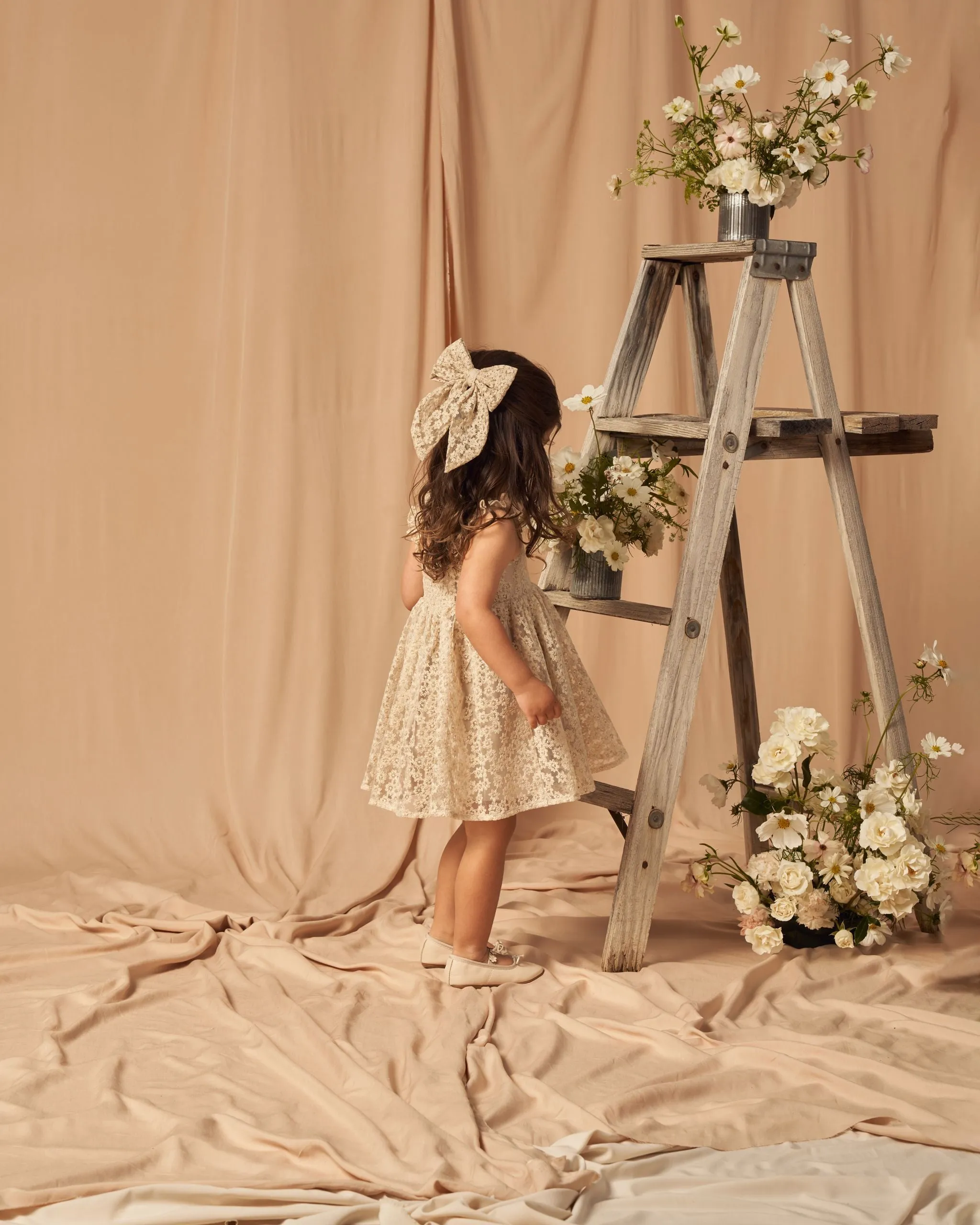 The Mara Dress by Noralee - Champagne Daisy - KIDS
