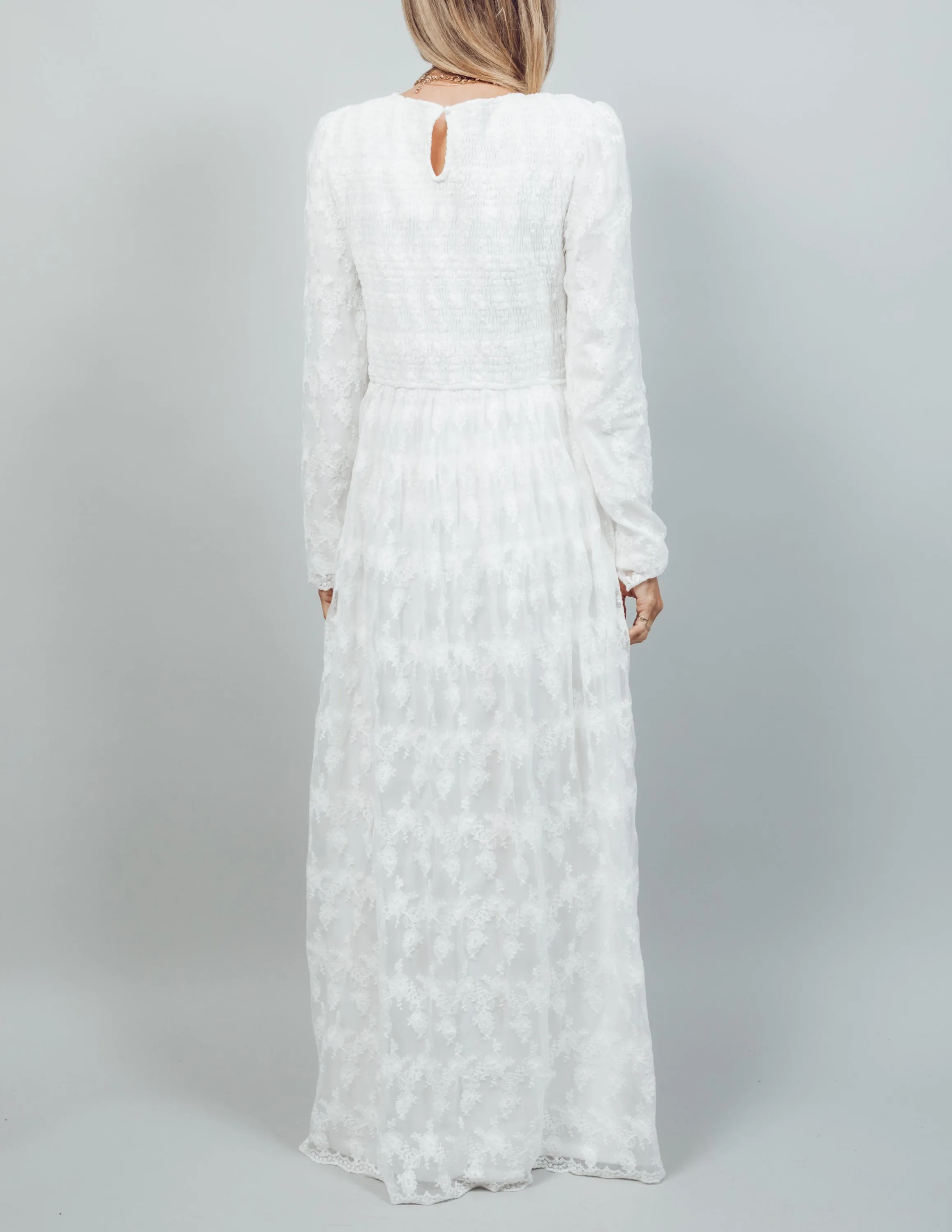 Vida Embroidered White Dress